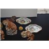 Image 2 : COLLECTION OF TIGERS, BLACK PANTHER, CHEETAH STATUARY & DISHES (14 PCS)