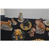 Image 3 : COLLECTION OF TIGERS, BLACK PANTHER, CHEETAH STATUARY & DISHES (14 PCS)