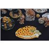 Image 4 : COLLECTION OF TIGERS, BLACK PANTHER, CHEETAH STATUARY & DISHES (14 PCS)