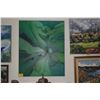 Image 1 : FRAMED ABSTRACT OIL ON CANVAS; SIGNED ABLES (56 1/2" X 45 1/2")