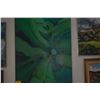 Image 2 : FRAMED ABSTRACT OIL ON CANVAS; SIGNED ABLES (56 1/2" X 45 1/2")