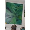 Image 3 : FRAMED ABSTRACT OIL ON CANVAS; SIGNED ABLES (56 1/2" X 45 1/2")