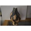 Image 3 : ASYMMETRICAL CERAMIC VESSEL; SIGNED VIRGINIA SIEBURG (16")