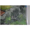 Image 3 : FRAMED HAWAIIAN OIL ON CANVAS; SUGAR MILL; SIGNED J. STEELE (JANE) (46" X 36")
