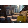 Image 1 : COLLECTION OF BLUE & WHITE WEDGWOOD VASE & COVERED BOXES (5 PCS)
