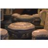 Image 3 : COLLECTION OF BLUE & WHITE WEDGWOOD VASE & COVERED BOXES (5 PCS)