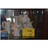 Image 1 : COLLECTION BELLEEK VASES, PITCHERS & CAT FIGURE (5 PCS)