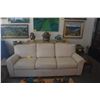 Image 1 : AMERICAN LEATHER 3 SEAT SOFA (CREAM COLOR)