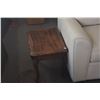 Image 4 : PAIR WOOD SIDE TABLES W/REMOVABLE/FLIP TOP (PAIR)