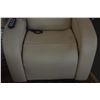Image 3 : LEATHER ULTRA COMFORT POWER LIFT & RECLINE CHAIR (CREAM COLOR)