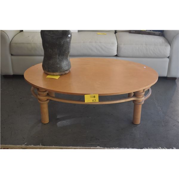 VINTAGE OVAL COFFEE TABLE
