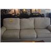 Image 1 : AMERICAN LEATHER 3 SEAT SOFA (CREAM  COLOR)