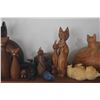 Image 3 : COLLECTION OF WOODEN CAT SCULPTURES()17 PCS)