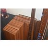 Image 5 : MID CENTURY MODERN TEAK MODULAR SHELVING UNIT (8 STICKS, 23 SHELVES & CABINET)