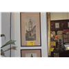 Image 1 : FRAMED GERMAN COLOR ETCHING PRINTS, ROTHENBURG OB DER TAUBER (2 PCS)