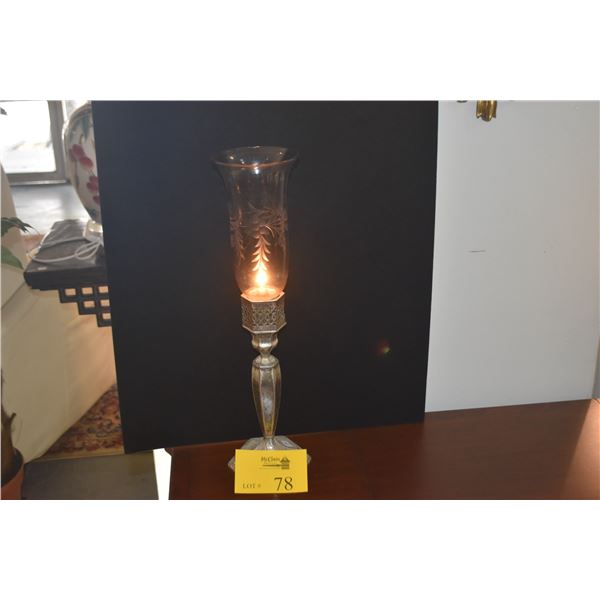 PAIR VINTAGE ELECTRIC HURRICANE LAMPS, MARKED PAIRPOINT, MADE IN USA (PAIR)