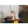 Image 1 : SAILBOAT MODELS (2 PCS)