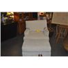 Image 1 : DREXEL HERITAGE UPHOLSTERED ARM CHAIR W/OTTOMAN