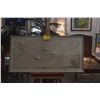 Image 1 : SHADOWBOX FRAMED CAST PAPER RELIEF SCULPTURE TITLED "SHADOWS OF THE TIDE"; SIGNED ROCHUS (ROCHUS DRI
