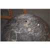 Image 2 : LARGE CERAMIC SPHERICAL ART SCULPTURE (APPROX 24" X 27")