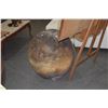 Image 3 : LARGE CERAMIC SPHERICAL ART SCULPTURE (APPROX 24" X 27")