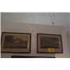 Image 1 : FRAMED 1784 WEBER ETCHINGS, "THE NATCHE" & "A NIGHT DANCE" (18" X 12 1/2") (2 PCS)