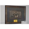 Image 1 : FRAMED ETCHING, "DESPARATE FEMENINO"; FRANCISCO DE GOYA (25 1/4" X 21")