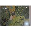 Image 2 : KOA FRAMED PRINT, SIAMESE CAT BY GENE PELHAM (34 1/2" X 37")