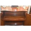 Image 5 : ANTIQUE HAND PAINTED BOW FRONT SIDE BOARD W/2 DOORS & 3 PULLOUT OPEN DRAWERS W/NEOCLASSICAL MOTIFS O
