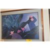Image 2 : FRAMED SERIGRAPH, "NA KUA'ANA" BY PEGGE HOPPER (40" X 29")