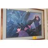 Image 3 : FRAMED SERIGRAPH, "NA KUA'ANA" BY PEGGE HOPPER (40" X 29")