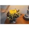 Image 1 : GRAPE CLUSTERS IN SILVERPLATE BOWL (7 PCS)