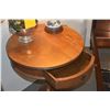 Image 4 : 22" DRUM TABLE W/1 DRAWER