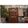 Image 1 : VINTAGE FRENCH PROVINCIAL STYLE WOOD CHINA CABINET/HUTCH