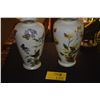 Image 1 : FRANKLIN PORCELAIN VASES: THE ALPINE BUTTERFLY VASE & THE MEADOWLAND BUTTERFLY VASE (2 PCS)