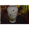 Image 3 : FRANKLIN PORCELAIN VASES: THE ALPINE BUTTERFLY VASE & THE MEADOWLAND BUTTERFLY VASE (2 PCS)