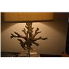 Image 2 : TABLE LAMP W/FAUX CORAL BRANCH W/SHADE
