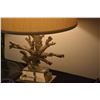 Image 3 : TABLE LAMP W/FAUX CORAL BRANCH W/SHADE