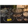 Image 1 : COLLECTION OF VINTAGE IMPERIAL GLASS CANDLEWICK SERVING DISHES, BOWLS, CANDY DISH, BASKET, ETC. (18 