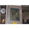 Image 1 : FRAMED ABSTRACT, "SPECTRE"; SIGNED LEE ABLES