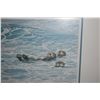 Image 4 : KOA FRAMED LITHOGRAPH, "SWELL RIDERS-OTTER FAMILY" BY THOMAS QUINN 309/950 (38" X 28")