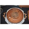 Image 5 : MID CENTURY MODERN PIECES: DANSK SERVING BOARD, BREAD TRAY, CIRCULAR TRAY & CERAMIC PLATE (4 PCS)