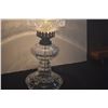 Image 3 : WATERFORD CRYSTAL ELECTRIC HURRICANE LAMP (19 3/4")