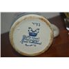 Image 4 : MIXED LOT: BLUE & WHITE PITCHER, DELFT MUG & ITALIAN PLATE W/FRUIT MOTIF (3 PCS) (DOES NOT INCLUDE S