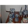Image 3 : COLLECTION OF CAT FIGURINES (13 PCS)