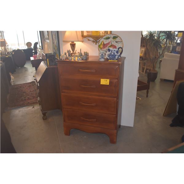 CUSHMAN COLONIAL CREATION 4 DRAWER DRESSER, CA. 1940'S
