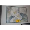 Image 1 : VINTAGE POSTER OF THE WATERCOLOR PAINTING "CALLAS" BY ARTIST RICHARD MOORE (24" X 18")