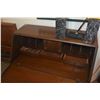 Image 6 : DROP FRONT SECRETARY W/3 LOWER DRAWERS