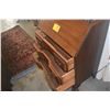 Image 7 : DROP FRONT SECRETARY W/3 LOWER DRAWERS
