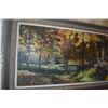 Image 4 : FRAMED OIL PAINTING, STONE WALL & FENCE; SIGNED PETER HAYWARD